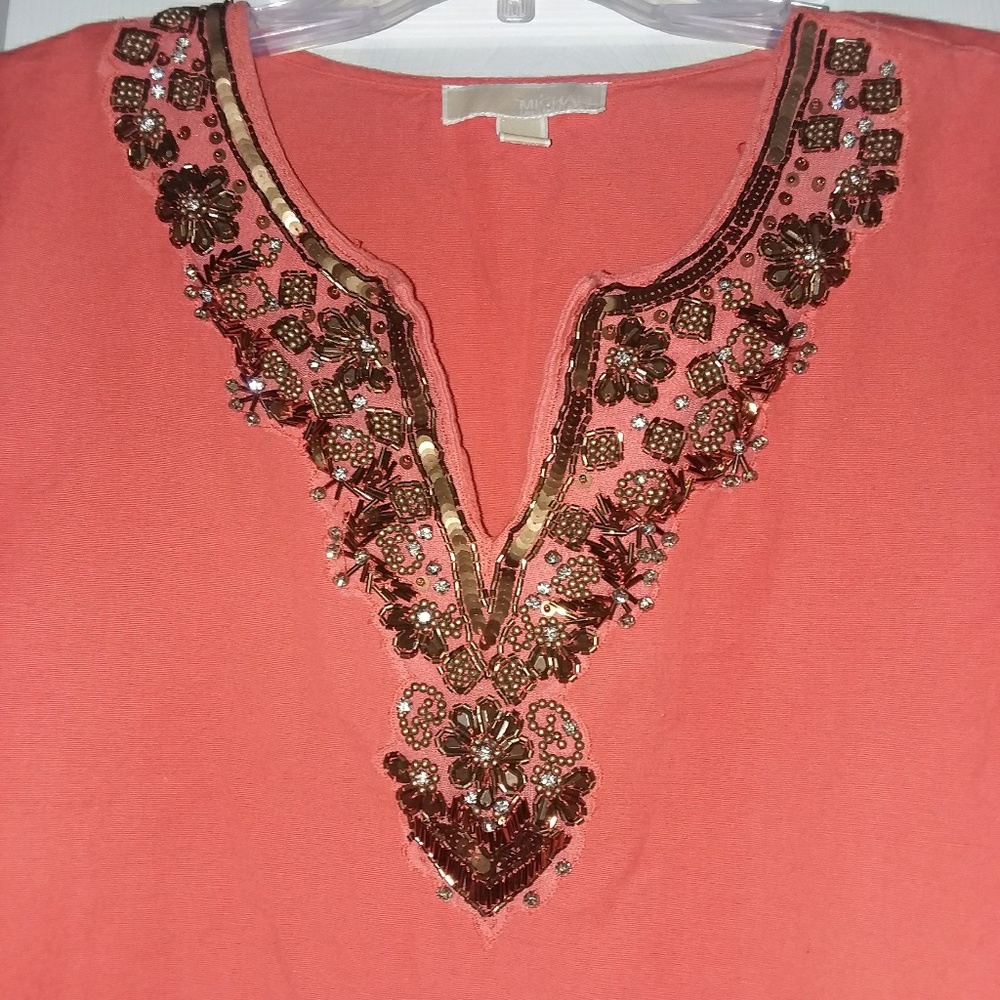 Michael Kors Beaded Top